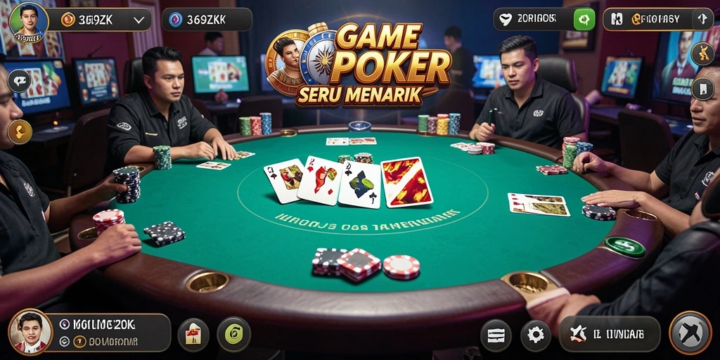 Tampilan gameplay utama 369ZK yang mendebarkan dan interaktif.