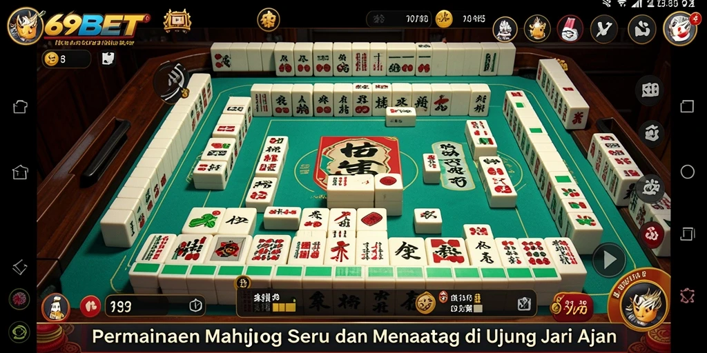 Screenshot gameplay 69BET menampilkan momen seru permainan Mahjong.