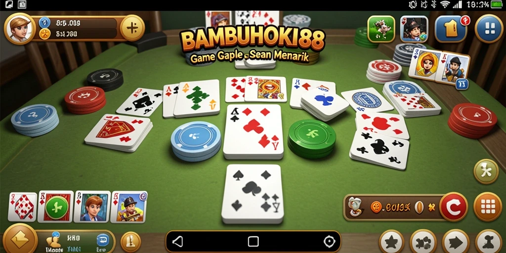 Tampilan gameplay seru dan interaktif di BAMBUHOKI88.
