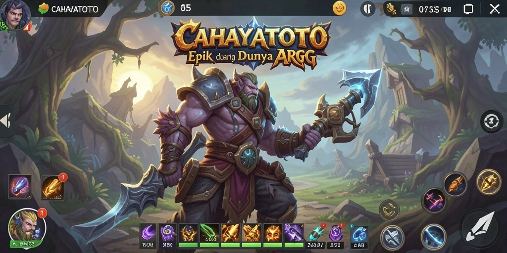 Tampilan gameplay epik dari CAHAYATOTO dengan aksi seru.