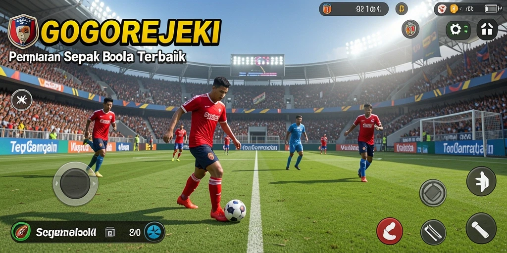 Screenshot gameplay GOGOREJEKI yang menunjukkan aksi seru di lapangan.