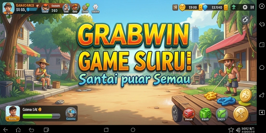 Tampilan gameplay seru dari GRABWIN yang menampilkan keseruan permainan Casual.