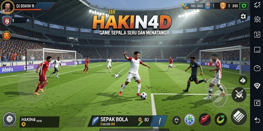 Tampilan gameplay HAKIN4D yang menegangkan dan seru.