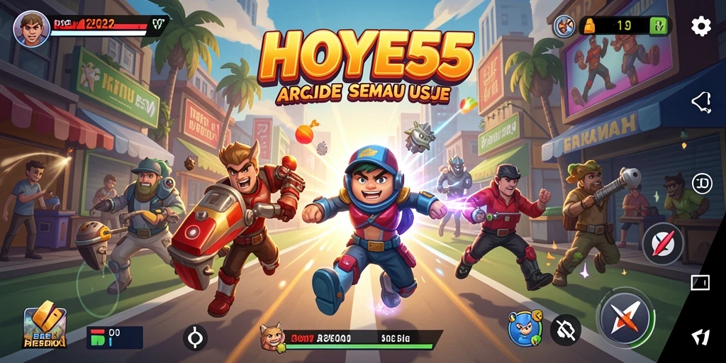 Screenshot menampilkan gameplay seru dari HOYE55 yang mendebarkan.