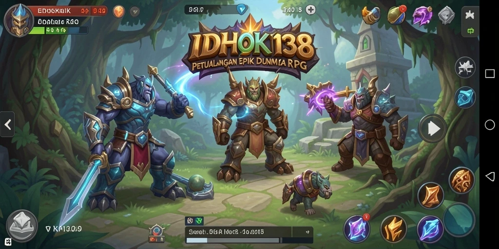 Tampilan menarik dari gameplay RPG di IDRHOKI138 dengan karakter dan dunia yang kaya.
