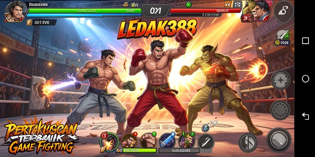 Tampilan gameplay <strong>LEDAK388</strong> yang menegangkan dalam pertarungan Fighting.