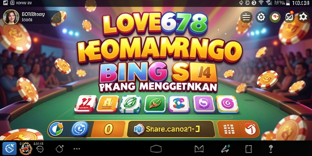 Tampilan permainan Bingo yang menarik di LOVE678.