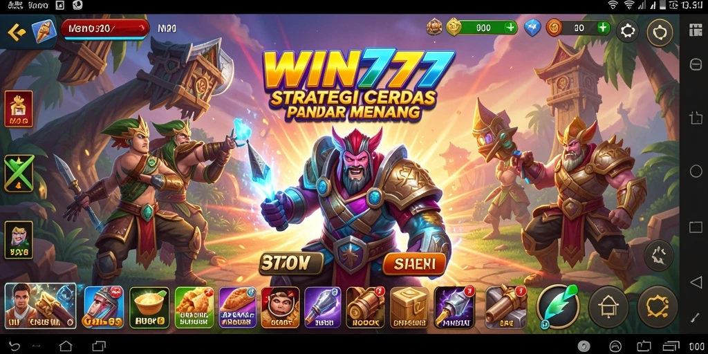 Tampilan gameplay yang menarik dari WIN777 dengan strategi mendebarkan.